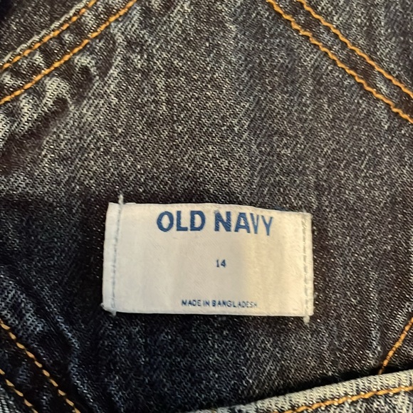 Old navy women’s overalls 14 bibs Jean denim utility cotton classic essential - Picture 6 of 12